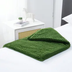 Green Flannel Blanket