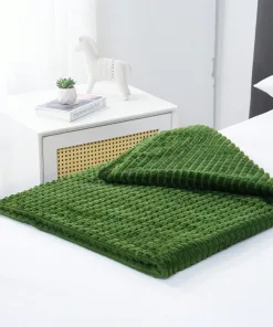 Green Flannel Blanket